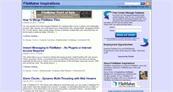 Desktop Screenshot of filemakerinspirations.com